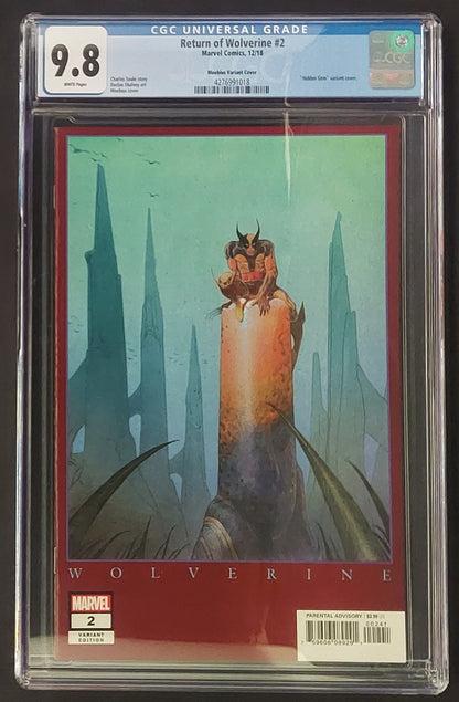 CGC 9.8 Return of Wolverine 2 Moebius "Hidden Gem" Variant CGC 9.8