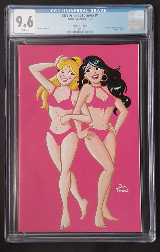 CGC 9.6 Betty & Veronica: Friends Forever Negative Space Variant CGC 9.6
